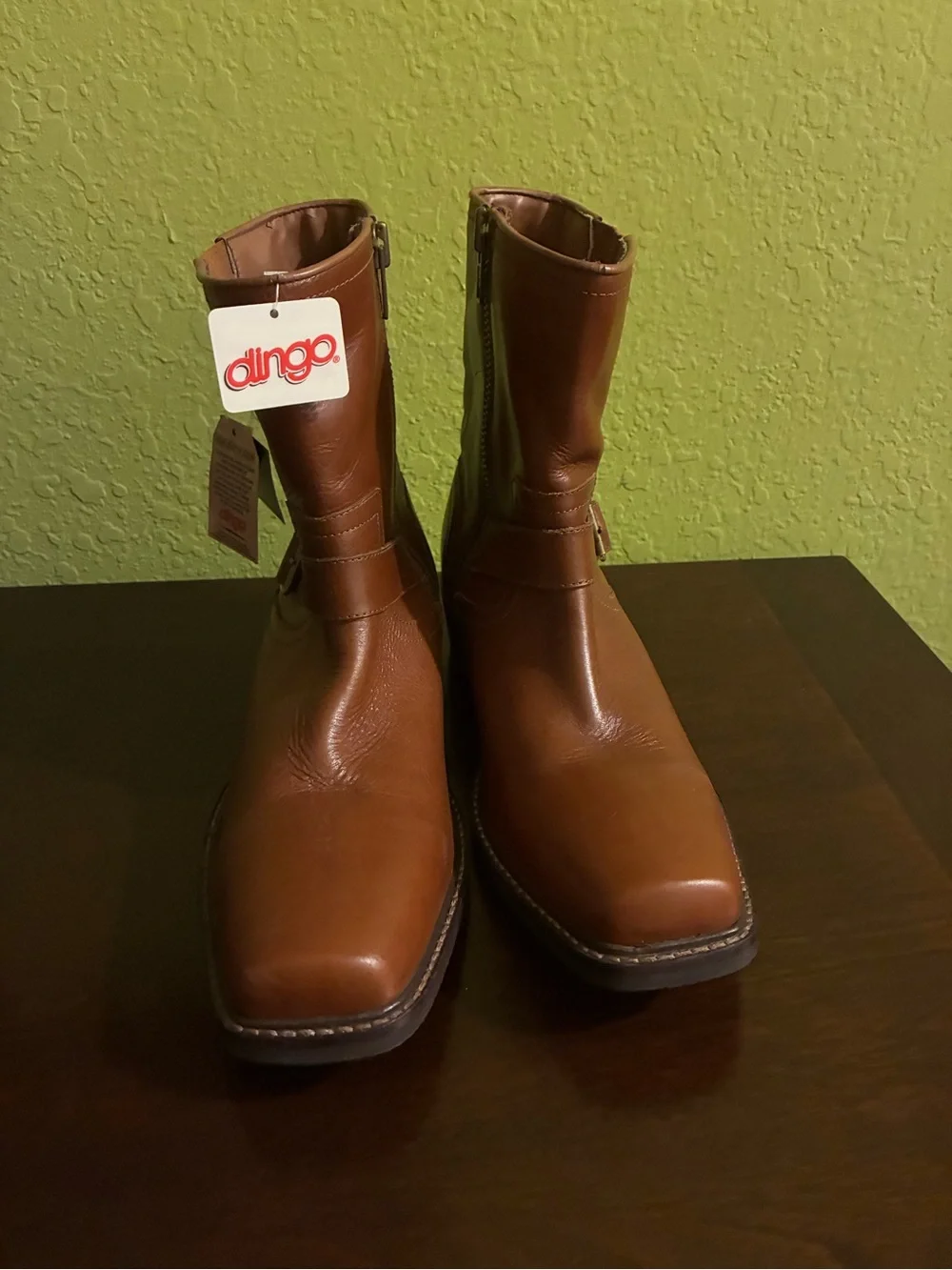 DINGO MEN  Hackett Motorcycle Boots LEATHER SIZE 10 D BNWT
